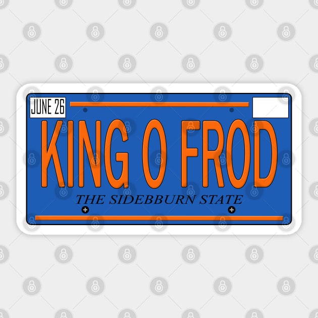 KING O FROD Sticker by The Badin Boomer